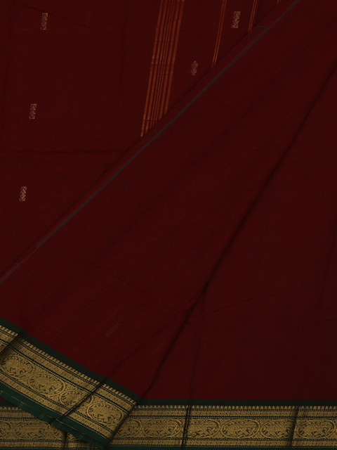 

Pothys Maroon Woven Design Pure Cotton Saree