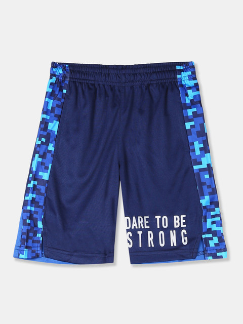 

Cherokee Boys Blue Printed Regular Fit Sports Shorts