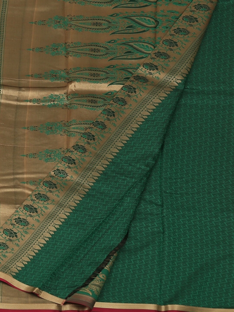 

Pothys Magenta & Green Art Silk Woven Design Saree