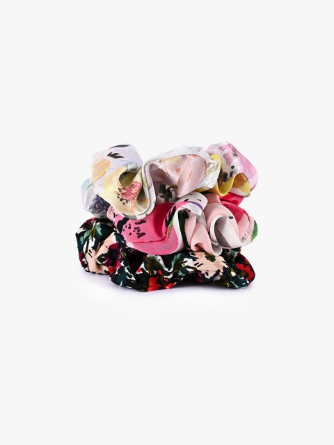 

BuckleUp Set Of 3 Ponytail Holders, Multi
