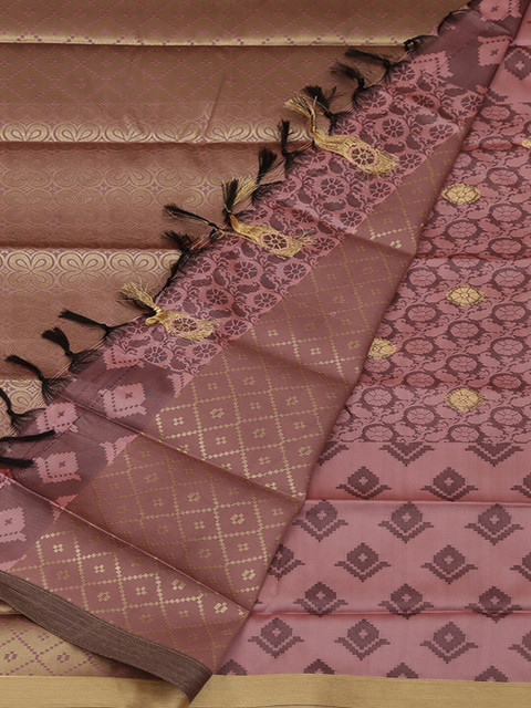 

Pothys Pink & Peach-Coloured Art Silk Woven Design Saree
