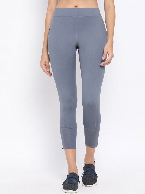 

BUKKUM Women Grey Solid Skinny-Fit Tights