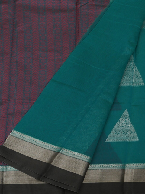 

Pothys Green Woven Design Silk Cotton Saree