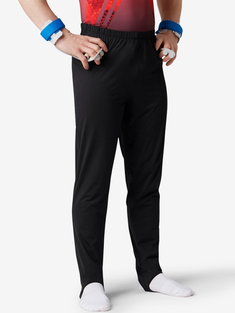 

Domyos By Decathlon Men Black Slim Fit Solid Chinos