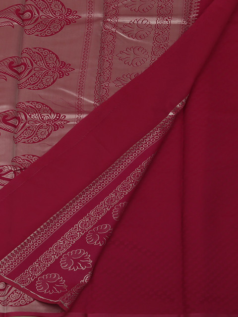 

Pothys Magenta Printed Art Silk Saree