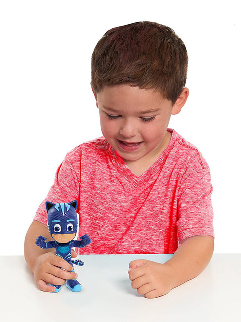 

PJ MASK Kids Navy Blue & Beige Deluxe Talking Cat Boy Figure