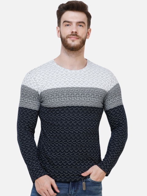 

COLVYNHARRIS JEANS Men Grey Printed Round Neck T-shirt
