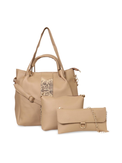 

LEGAL BRIBE Khaki Solid Handheld Bag