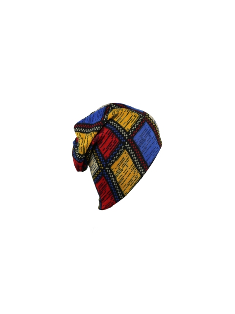 

Bunnywave Unisex Multicoloured Self Design Beanie, Multi