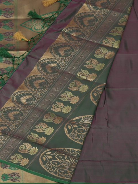 

Pothys Violet Printed Art Silk Saree