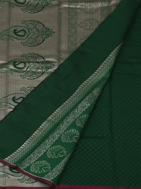 

Pothys Green Woven Design Art Silk Saree