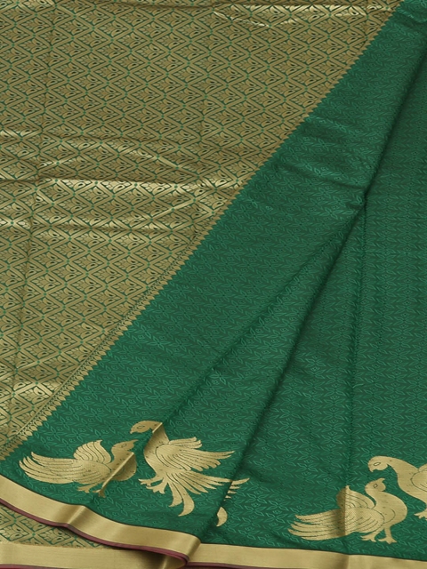 

Pothys Magenta & Green Art Silk Woven Design Saree