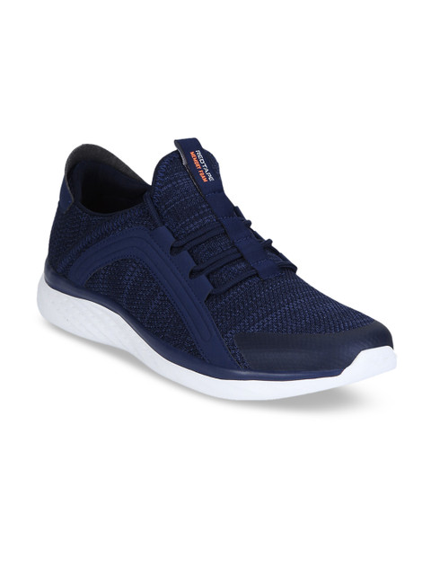 

Red Tape Men Navy Blue Textile Walking Shoes