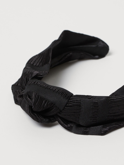 

H&M Black Alice Band With A Knot