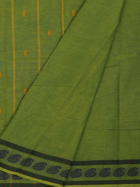 

Pothys Green Woven Design Pure Cotton Saree