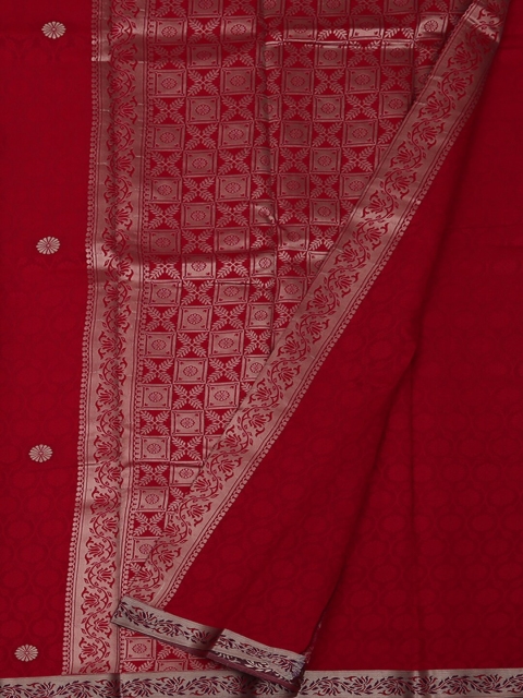 

Pothys Red Woven Design Art Silk Saree