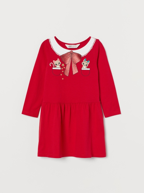 

H&M Girls Red Jersey Dress