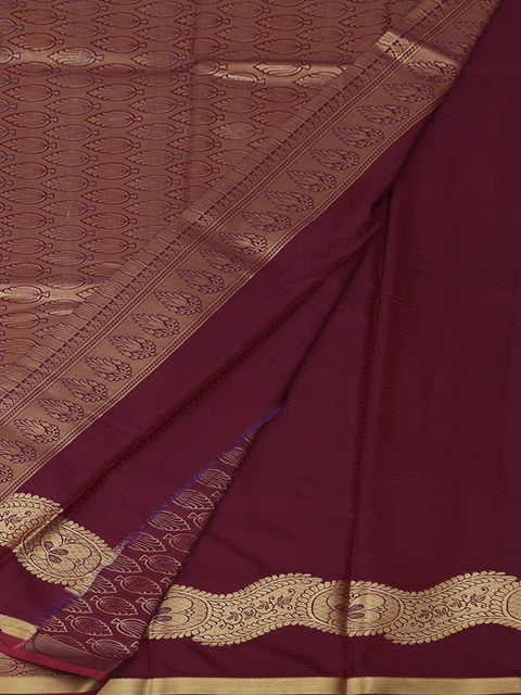 

Pothys Green & Maroon Art Silk Printed Saree