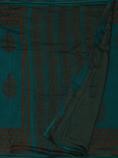 

Pothys Green Woven Design Jute Silk Saree