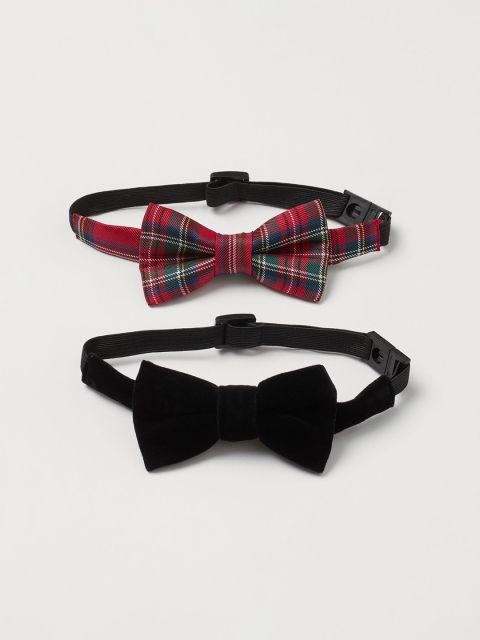 

H&M Boys 2-Pack Bow Ties, Black