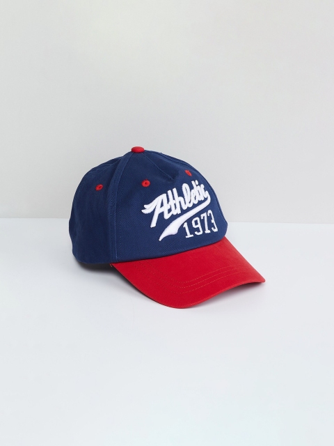 

max Boys Navy Blue Embroidered Snapback Cap