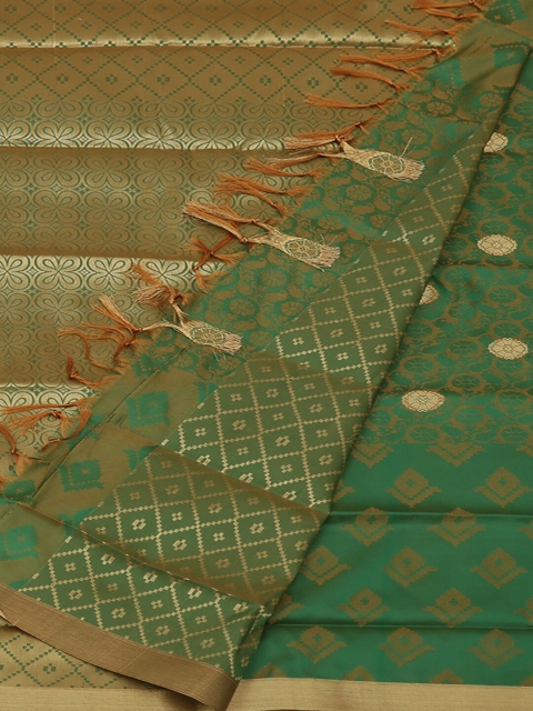 

Pothys Green Woven Design Art Silk Saree