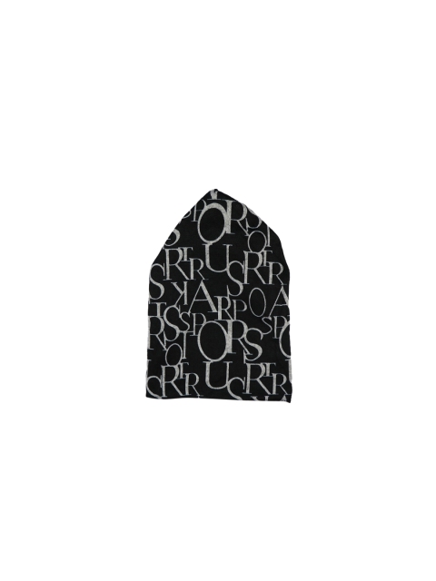 

Bunnywave Unisex Black & Grey Self Design Beanie
