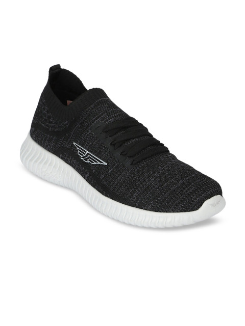 

Red Tape Men Black Textile Walking Shoes