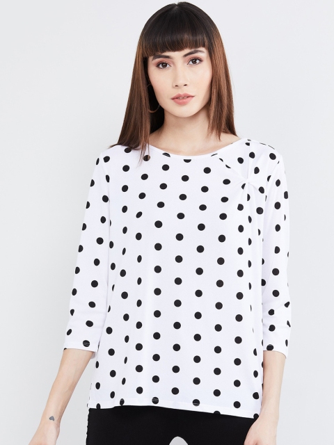 

max Women Off-White Printed Top