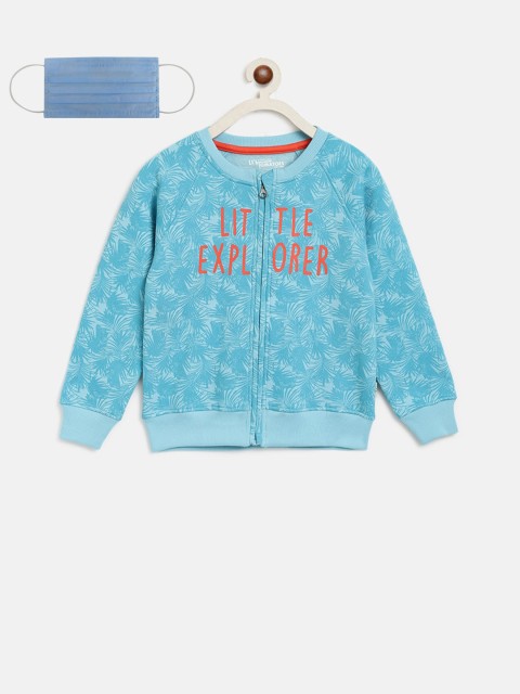 

Lil Tomatoes Boys Blue Printed Sweatshirt