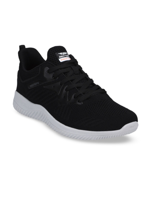 

Red Tape Men Black Textile Walking Shoes