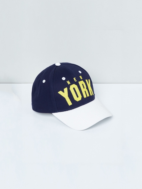

max Boys Blue & White Embroidered Baseball Cap