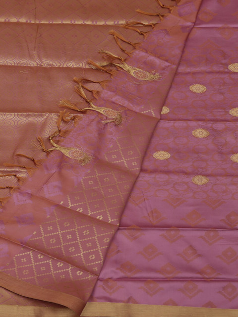 

Pothys Purple & Peach-Coloured Art Silk Woven Design Saree