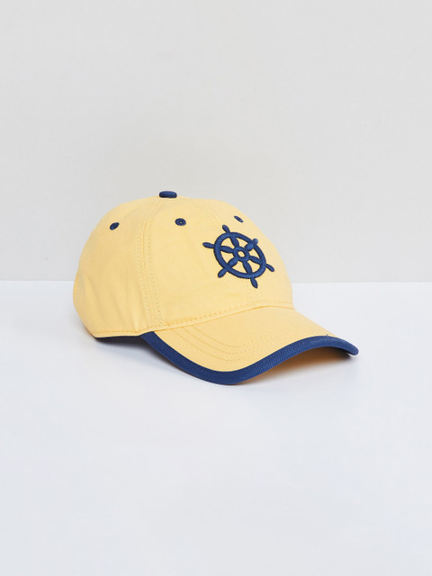 

max Boys Yellow Embroidered Baseball Cap