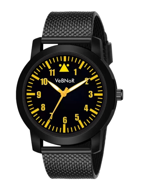 

VeBNoR Boys Yellow & Black Analogue Watch WT 502 YELLOW (N)