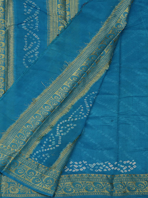 

Pothys Blue Striped Art Silk Saree