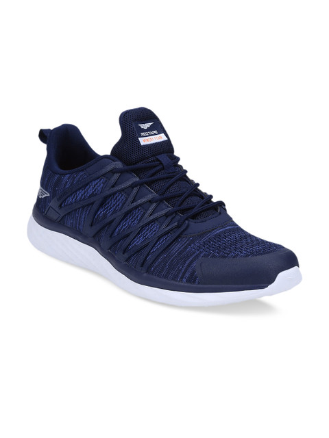 

Red Tape Men Navy Blue Textile Walking Shoes
