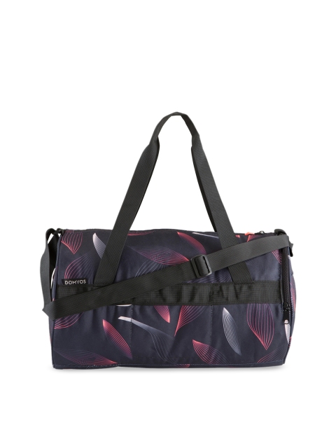 

Domyos by Decathlon Unisex Black & Pink Fitness 20L Duffle Bag