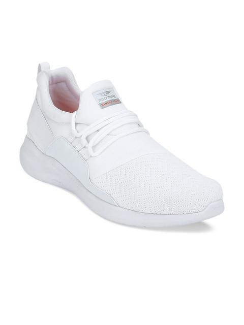 

Red Tape Men White Textile Walking Shoes