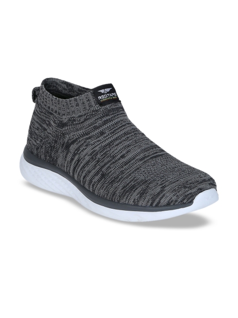 

Red Tape Men Grey Textile Mid-Top Walking Shoes