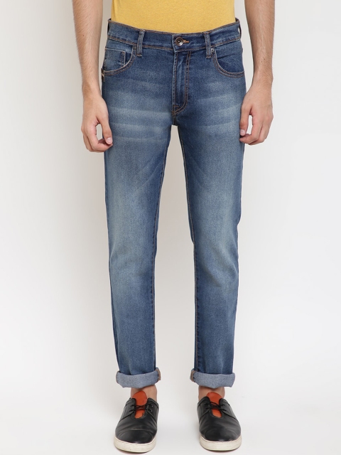 

Pepe Jeans Men Blue Regular Fit Mid-Rise Clean Look Jeans