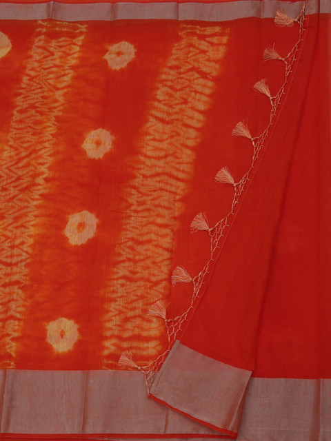 

Pothys Orange Woven Design Saree