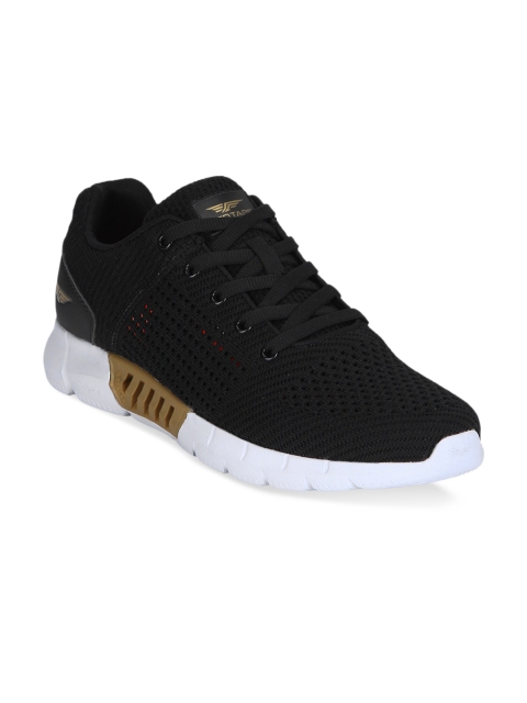 

Red Tape Men Black Textile Walking Shoes