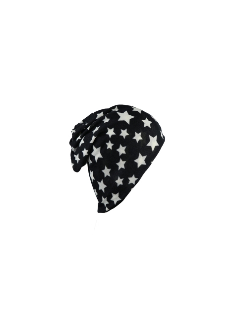 

Bunnywave Unisex Black Self Design Beanie