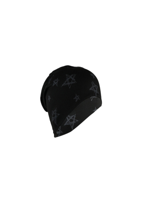 

Bunnywave Unisex Black & White Printed Beanie