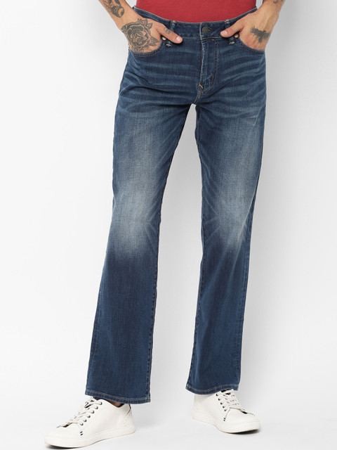 

AMERICAN EAGLE OUTFITTERS Men Blue Slim Fit Mid-Rise Clean Look Stretchable Jeans