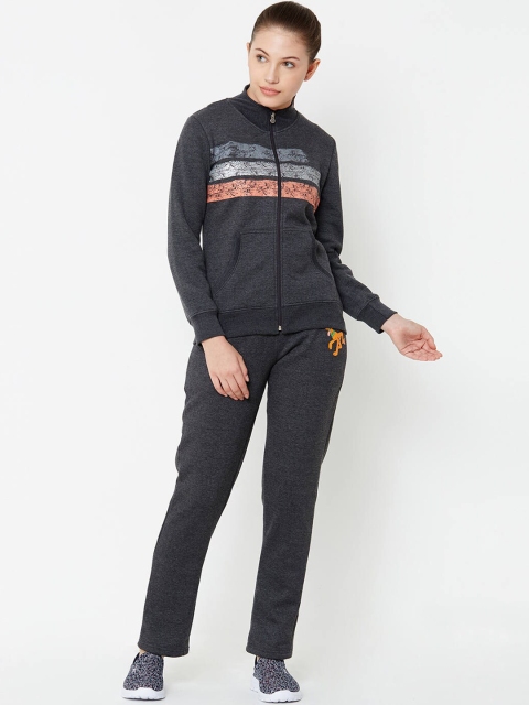 

Sweet Dreams Women Grey Printed Tracksuit