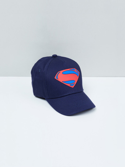 

max Boys Blue Printed Baseball Cap