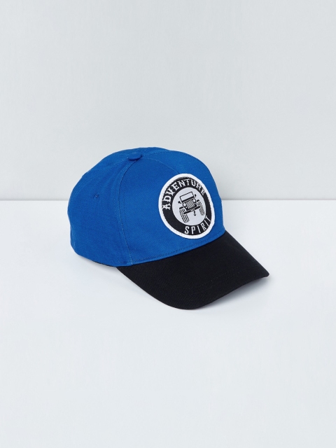 

max Boys Blue Appliqued Baseball Cap