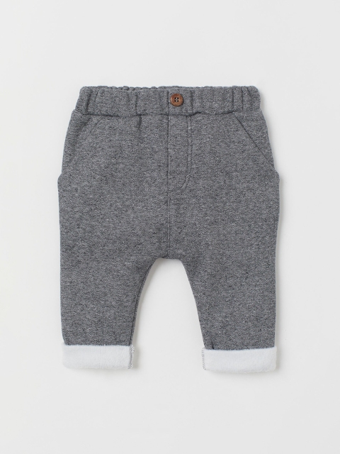 

H&M Boys Grey Solid Joggers